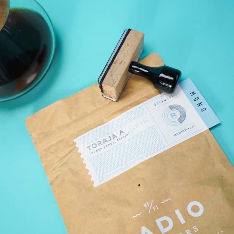 Radio Roasters stamp